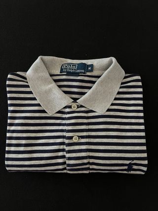 Polo Ralph Lauren Polo Azul/Gris Vintage Talla M