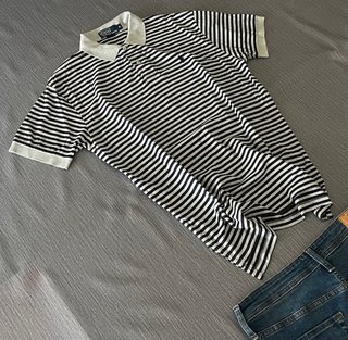Polo Ralph Lauren Polo Azul/Gris Vintage Talla M