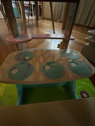 Casa de muñecas Kruselings con 6 muñecas