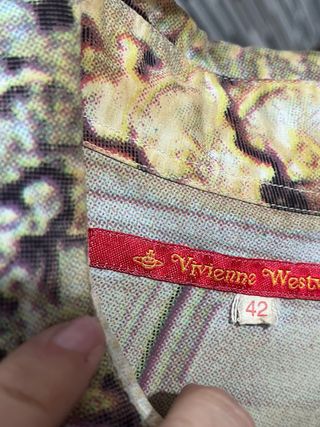 Camisa Vivienne Westwood Salon 1992 Talla L