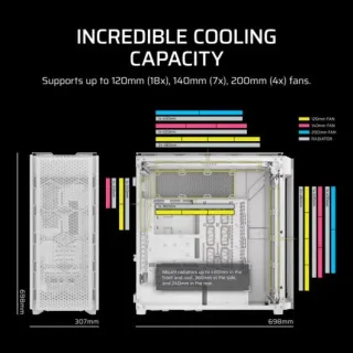 Caja iCUE LINK 9000D RGB AIRFLOW Full Tower ATX