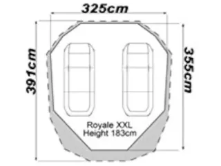 Fox Royale XXL Bivvy 2 Tienda de campaña