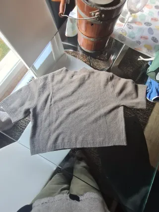 Jersey AMISU manga corta beige Talla M