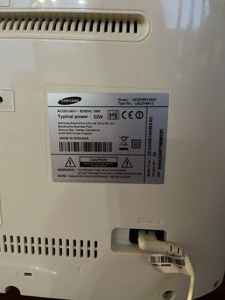 Televisión Samsung Blanca