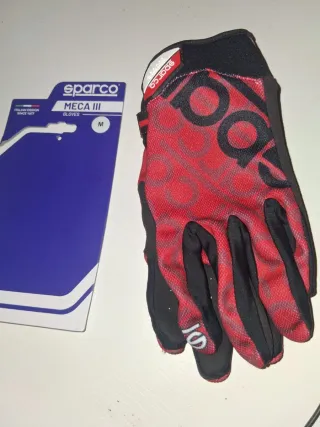 (NUEVOS) Guantes Sparco Meca III TALLA M/9