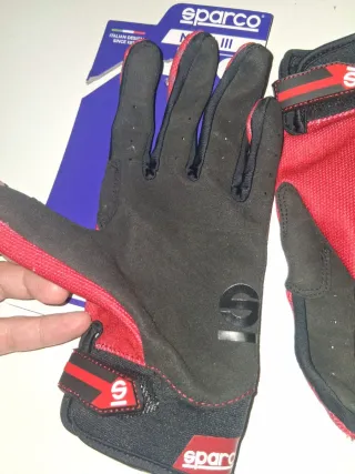 (NUEVOS) Guantes Sparco Meca III TALLA M/9