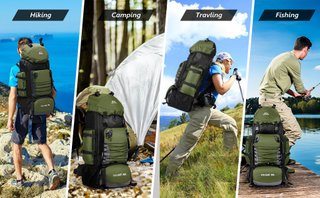 Mochila 90L Camping Senderismo Montañismo