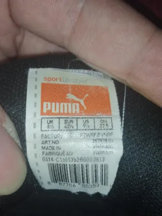 Zapatillas Puma Talla 42.5 Granate