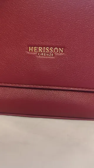 Borsa HERISSON bordeaux con foulard