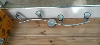 Lámpara de techo 4 focos metal