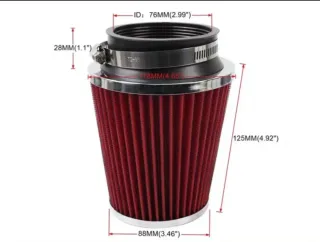 Filtro de aire cónico alto flujo nuevo a estrenar