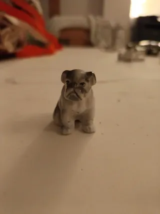 Figuritas Bulldog Cerámica Set 3