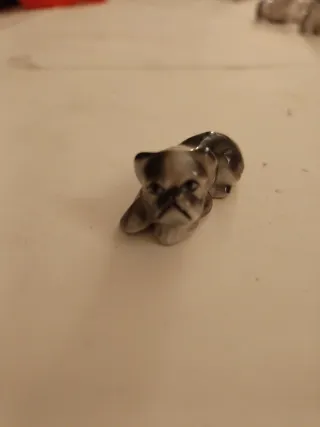 Figuritas Bulldog Cerámica Set 3