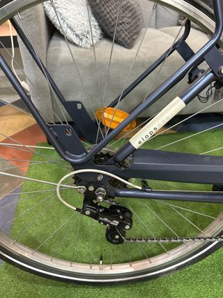 Bicicleta Paseo B-Twin Azul Como Nueva