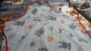 Grembiule Halloween Fantasie Zucca e Castello