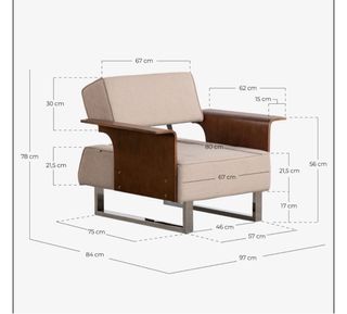 Sillón Reclinable con Reposabrazos