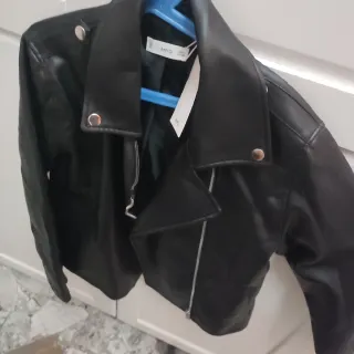 Giubbino ecopelle bambina MNG