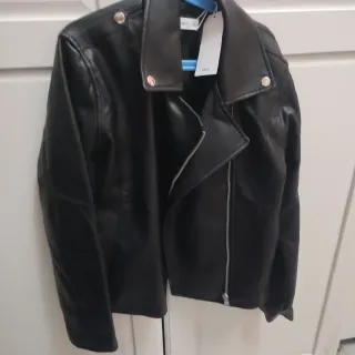 Giubbino ecopelle bambina MNG