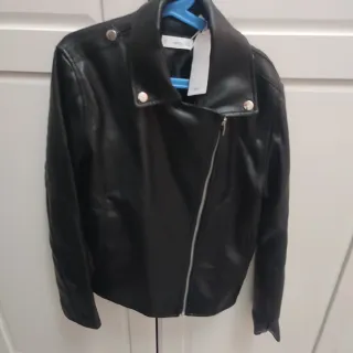 Giubbino ecopelle bambina MNG