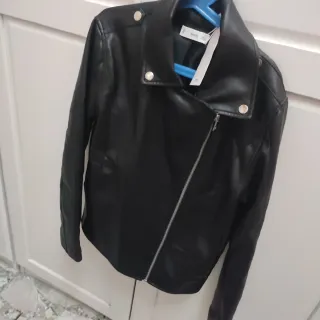 Giubbino ecopelle bambina MNG