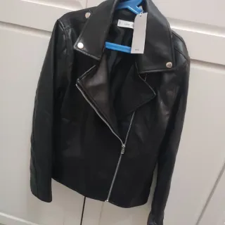 Giubbino ecopelle bambina MNG