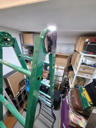 Escalera profesional acero telescópica