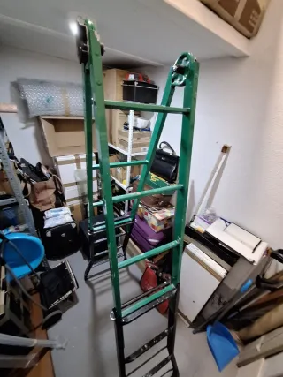 Escalera profesional acero telescópica