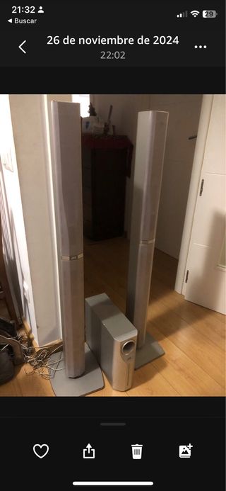 Sistema de sonido JVC para TV y películas