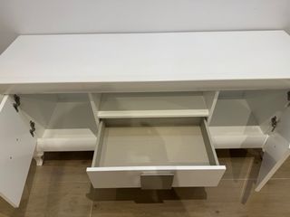 Mueble TV blanco lacado madera