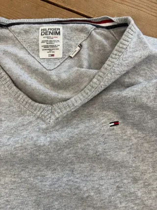 Jersey Tommy Hilfiger Gris V-Neck