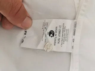 Camicia Dirk Bikkembergs bianca uomo