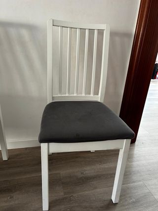 Juego 4 Sillas Ikea Nasinge Blanca