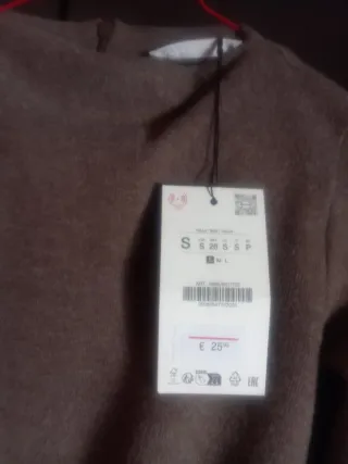 Vestido Zara Talla S Nuevo con etiqueta