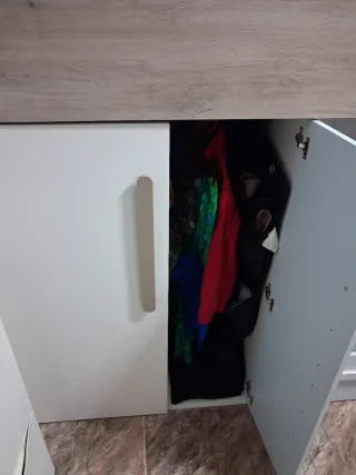 Litera  con armario + cajones + colchon