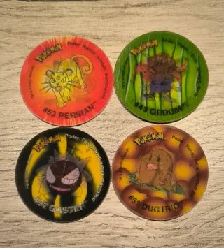 Pack 20 Tazos Pokémon Holográficos