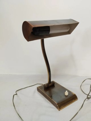 Lampada scrivania ottone anni 60 ottone funzionte