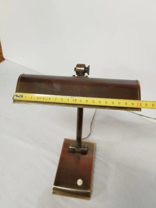 Lampada scrivania ottone anni 60 ottone funzionte
