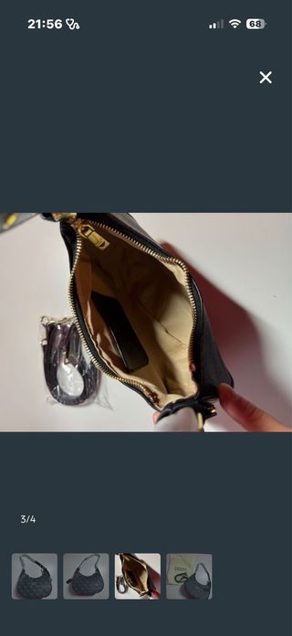 Bolso Guess Negro/Gris