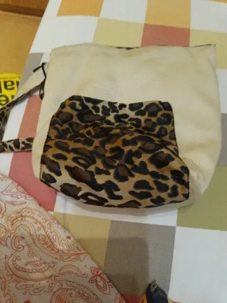 Sandalias esparto y bolso a juego