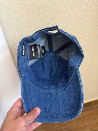 Gorra Miu Miu Azul Denim