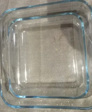 Bandeja Horno Vidrio Cuadrada