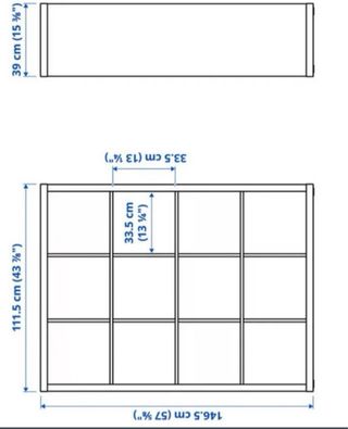 Estantería Kallax Ikea Blanca