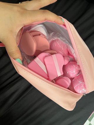 Set de brochas y esponjas de maquillaje