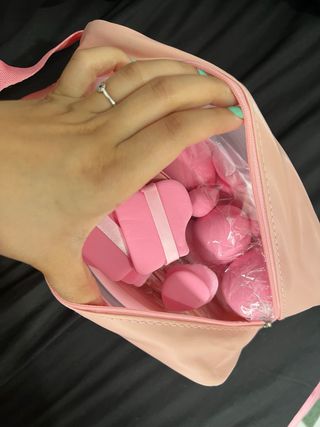 Set de brochas y esponjas de maquillaje