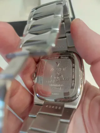 Reloj Viceroy Cronógrafo Moderno Plata Negro