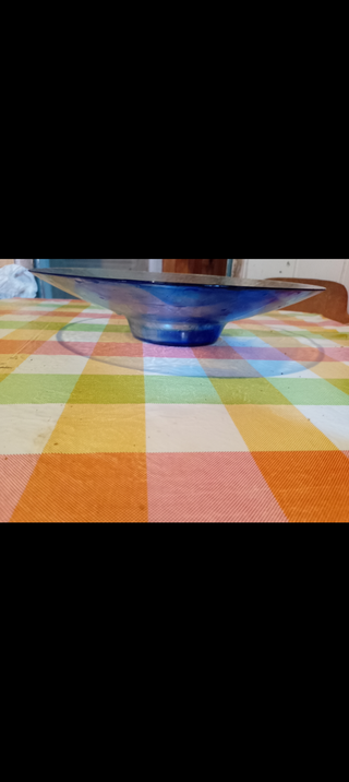 Centro de mesa cristal artístico Bormioli Rocco
