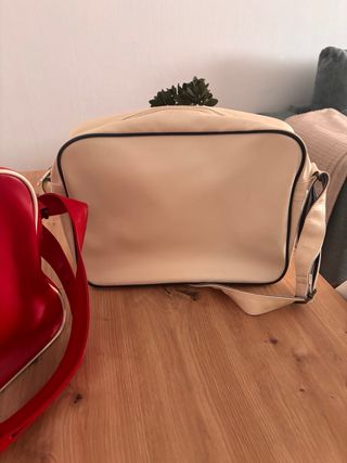 Borse Adidas Rosso e Beige