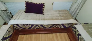 Sofá Marroquí Modular Marrón y Morado