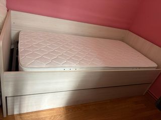 Cama nido 90x190 con somier y colchón