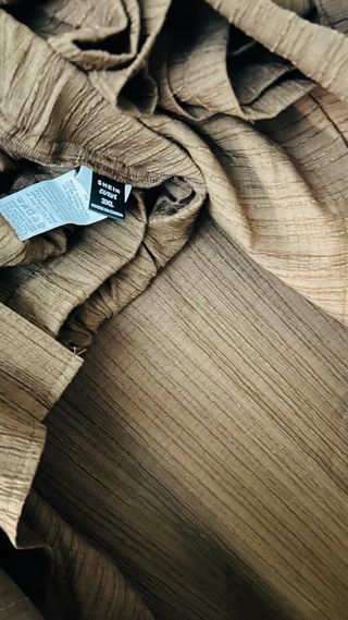 Blusa marrón Shein talla XXL